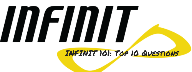 INFINIT Nutrition Logo, text "INFINIT 101: Top 10 Questions"