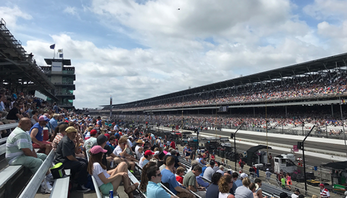 Crowd at Indy 500