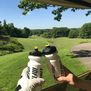 Stay hydrated and fueled on the golf course with Tee Time INFINIT customized hydration mix.